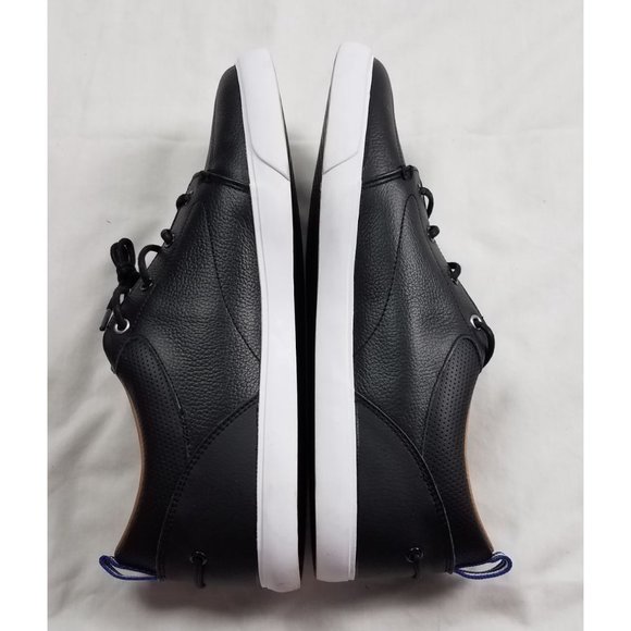 Lacoste Men's Sz. 11.5  Bayliss 119 1 U Black/White Leather Sneaker - Picture 6 of 8